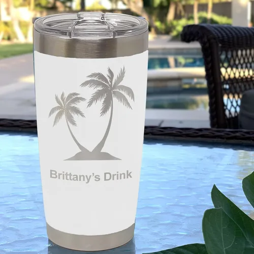 Miniatura 59 de LaserGram Taza aislada al vacío de 20 onzas, asistente médico MA, grabado personalizado incluido (rosa)