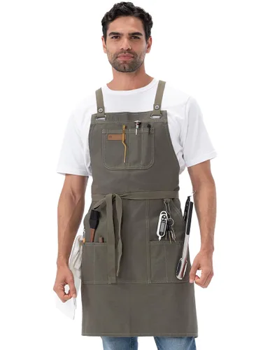 Miniatura 9 de Chef Works Delantal unisex Ayden Grill