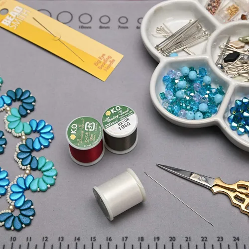 Miniatura 4 de Hilo de nailon para cuentas KO, color blanco, japonés encerado al 100%, 330TEX, resistente a enredos, carrete de 50 m / 55 yardas, para proyectos