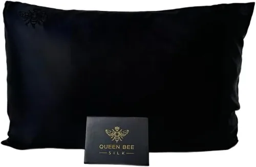 Miniatura 14 de Funda de almohada de seda para cabello y piel - Paquete individual - Alta calidad 6A 100% seda de morera real 22 Momme Charmeuse (ambos lados)