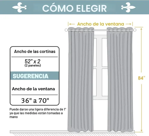 Miniatura 7 de ChrisDowa - Cortinas 100% opacas, blancas, para dormitorio, con forro negro, 2 capas gruesas, aislamiento térmico y ojales, juego de 2