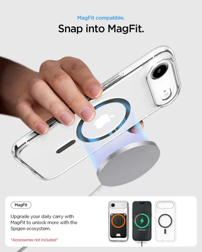 Miniatura 114 de Spigen Funda para iPhone 13 Mini, ultra híbrida MagFit [antiamarilleo] [compatible con Magsafe] - Transparente