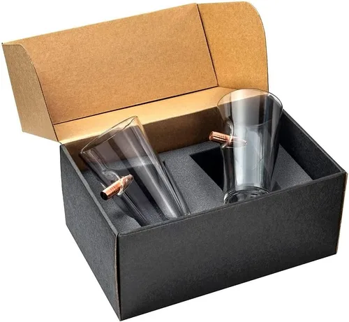 Miniatura 5 de BenShot [Juego de 2] El vaso de cerveza original Bullet Fabricado en los Estados Unidos
