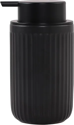Miniatura 9 de Dispensador de jabón espumoso, dispensador de jabón líquido de espuma de cerámica para baño, dispensador de jabón de loción recargable de 12 onzas