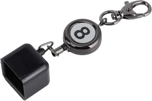 Miniatura 4 de Fydun Billar Billar Billar Taco Tiza Titular con Clip para Cinturón Retráctil Mesa de Billar Accesorios Ocio Deportes Sala
