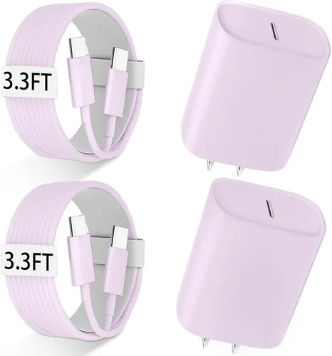 Miniatura 26 de Cargador para iPhone 17, 16, 15 Pro Max, cable largo USB C de carga rápida de 10 pies para Apple iPhone Block, con cargadores PD iPhone 17 de 20 W