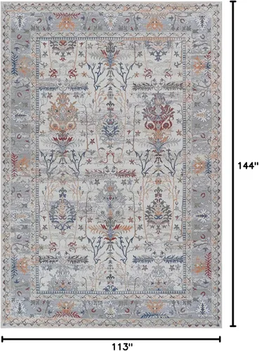 Miniatura 2 de Adiva Rugs - Tapete de área lavable a máquina con parte trasera antideslizante, para sala de estar, dormitorio, baño y cocina, tapete antifatiga