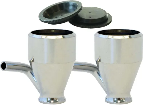Miniatura 2 de Paasche Taza de metal de 1/4 onza para aerógrafo H (H-1/4-oz)