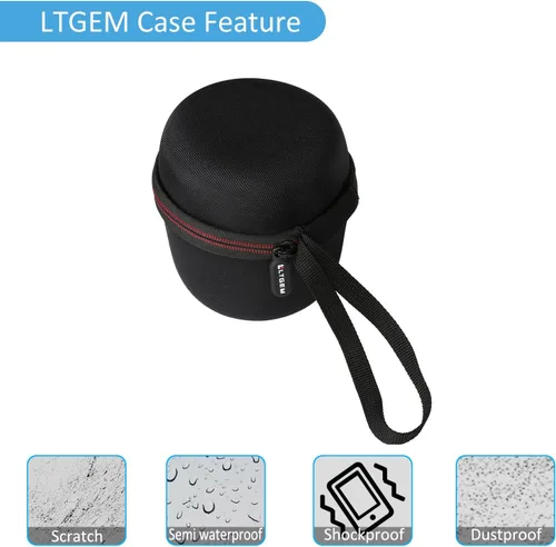Miniatura 6 de LTGEM - Funda compatible con Ultimate Ears WONDERBOOM 4 / Play / 3/2 altavoz portátil impermeable, color negro