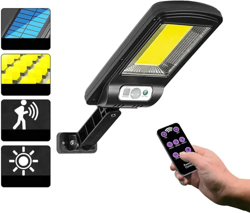 Miniatura 6 de Luces solares impermeables IP65 para exteriores, sensor de movimiento para valla, patio, decoración de pared, luces solares para exteriores con 3