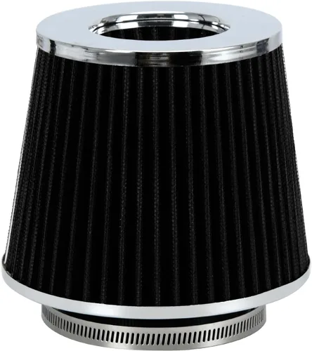 Miniatura 18 de Filtro de aire universal de cuello negro de 38 mm para automóvil, sistema de entrada de aire de alto flujo, entrada de aire limpia y fría, sistema
