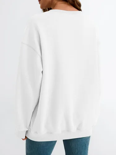 Miniatura 94 de EFAN Sudaderas de gran tamaño con cuello redondo Y2K para mujer, sudaderas con capucha para otoño, moda 2025, ropa para adolescentes y niñas, lindo