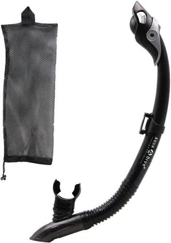 Miniatura 15 de AQUA A DIVE SPORTS Esnórquel seco de fácil respiración para buceo, snorkel para esnórquel, buceo, natación con válvula superior seca y boquilla