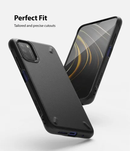 Miniatura 3 de Ringke Onyx - Funda compatible con Xiaomi Poco M3, resistente y resistente, reforzada, a prueba de golpes, TPU Grip Funda para teléfono - Negro
