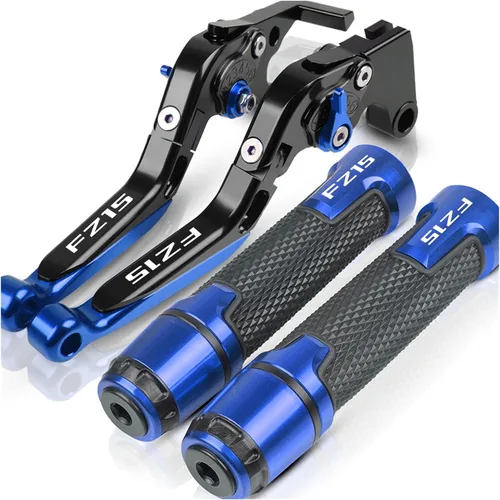 Miniatura 20 de SCUUBE Motorcycle CNC Accessories Adjustable Folding Extendable with A Brake Clutch Levers Handlebar Hand Grips Ends for Yama&ha FZ150I FZ 150I
