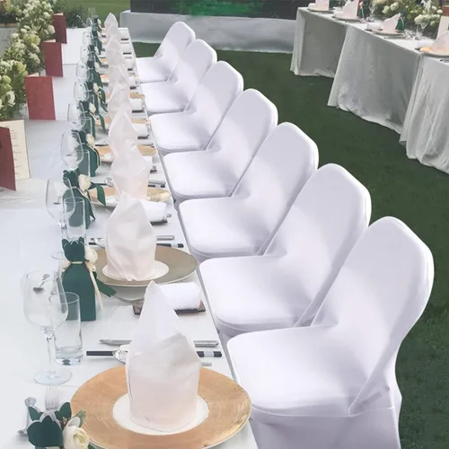 Miniatura 3 de Babenest - Fundas plegables para sillas de elastano, 30 unidades, universales, elásticas, lavables, para bodas, vacaciones, banquetes, fiestas