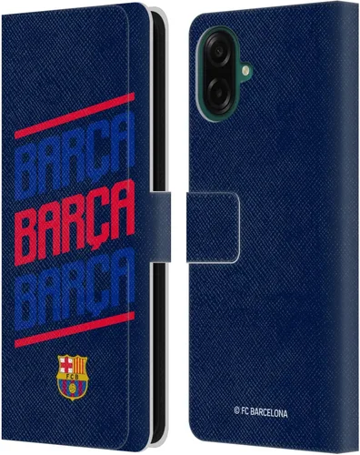 Miniatura 131 de Head Case Designs Funda de piel con licencia oficial del FC Barcelona Barca Crest Graphics para Samsung Galaxy A06 4G