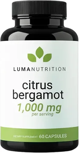Luma Nutrition Citrus Bergamot 1000mg - Suplemento de Citrus Bergamot - Hecho en los Estados Unidos - Propiedad de veteranos - 60 cápsulas