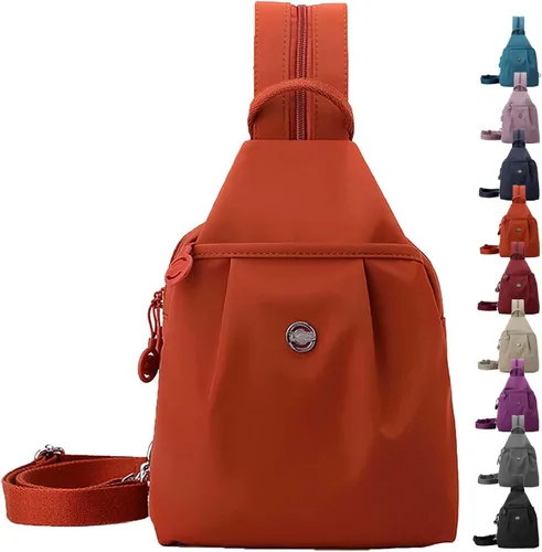 Miniatura 8 de Preferablen Waterproof 2-Way Commuter Bag, Large Capacity Oxford Convertible Shoulder Travel Bag, Anti-Theft Travel Tote, Small Backpack Purse