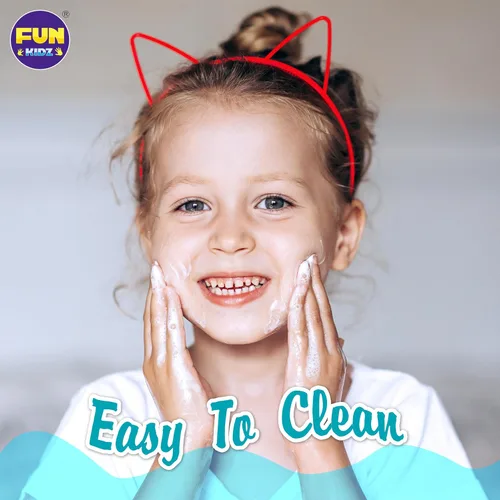 Miniatura 6 de Kit de maquillaje para niños, FunKidz 60 piezas de juguetes cosméticos lavables para jugar y fingir, caja de maquillaje de regalo para niñas