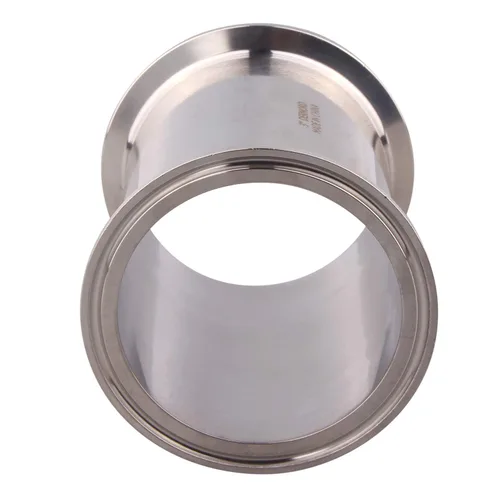Miniatura 4 de DERNORD Tubo de carrete sanitario con extremos de abrazadera, tubo redondo sin costura de acero inoxidable 304 con brida de virola de triple