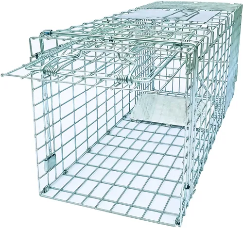 Trampa plegable y colapsable para animales vivos de PULOMI. Kit de captura sin matar para atrapar y liberar roedores, conejos, gatos callejeros,