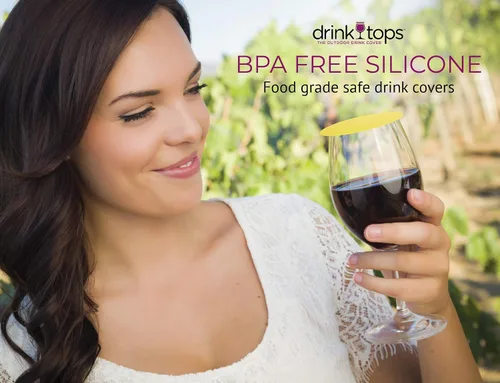 Miniatura 5 de Drink Tops Tap and Seal - Cubierta para vaso de bebida al aire libre, succiona suavemente a los vasos para mantener las partículas fuera y reducir