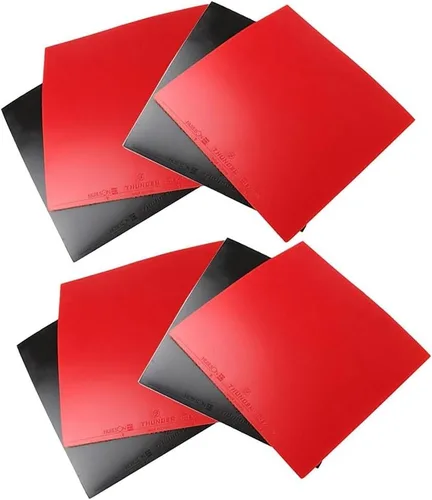 Miniatura 3 de 8 gomas de tenis de mesa, esponja de goma de ping pong roja/negra, gomas de repuesto para bate de tenis de mesa, accesorios de tenis de mesa