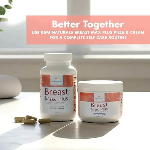 Miniatura 7 de KIMI Naturals Breast Max Plus - Píldoras de mejora de senos l Suplemento potenciador para un crecimiento rápido y busto más grande, fórmula