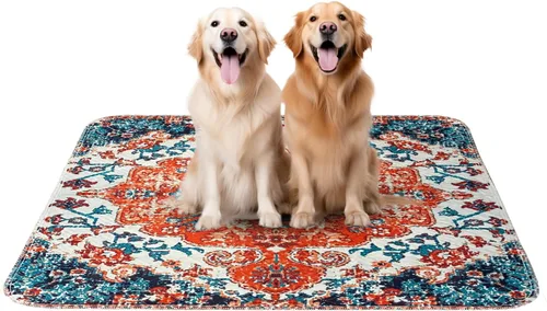 Miniatura 45 de PUPIBOO Almohadillas lavables para orina para perros y gatos - Almohadillas de entrenamiento para cachorros reutilizables súper absorbentes - 100%