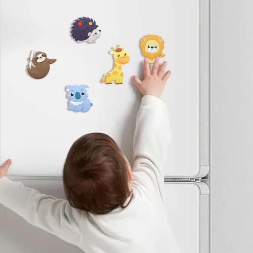 Miniatura 8 de SUPINEEDO Imanes para Refrigerador para Niños de 1 a 3 años, Imanes de Animales para Niños, Regalo Educativo y Ocupacional para Bebés, Imanes