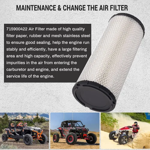 Miniatura 6 de 715900422 Filtro de aire para Can-Am Maverick X3 Max XDS XRS Turbo R RR Maverick Sport 1000 900 R 2017-2021 Limpiador de entrada de aire