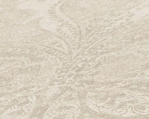 Miniatura 3 de CONCORD WALLCOVERINGS ™ Papel pintado moderno con textura, barroco, clásico, adorno, pared de vinilo decorativo, crema, blanco, 21 pulgadas x 33