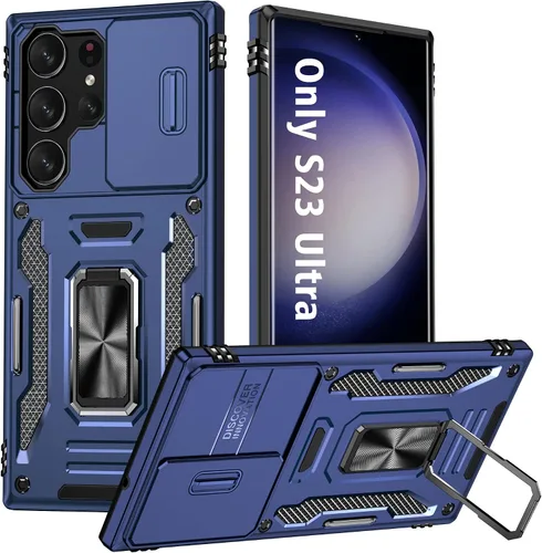 Miniatura 22 de ANGELAS - Funda a prueba de golpes para Samsung Galaxy S23 Plus, parachoques de silicona TPU con protección anticaídas, cubierta deslizante