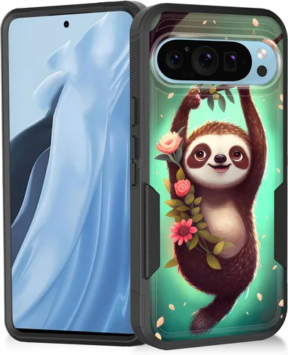 Miniatura 58 de Funda para Pixel 7a, resistente de doble capa híbrida de policarbonato duro de goma suave a prueba de golpes para Google Pixel 7A 6.1 pulgadas