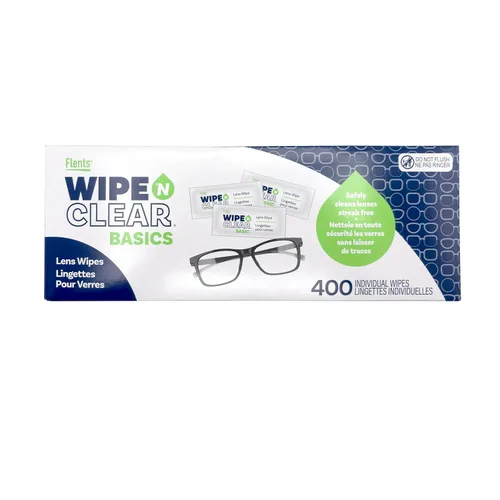 Miniatura 12 de Flents Toallitas limpiadoras de gafas, 75 unidades, diseñadas para limpieza de gafas, prehumedecidas, envueltas individualmente, toallitas