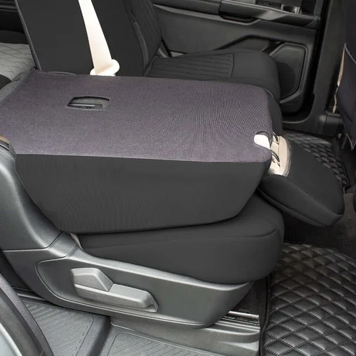 Miniatura 4 de FH Group Fundas de asiento de automóvil de ajuste personalizado específicamente hechas para Ford Explorer Base 2020-2024, fundas de asiento Negro
