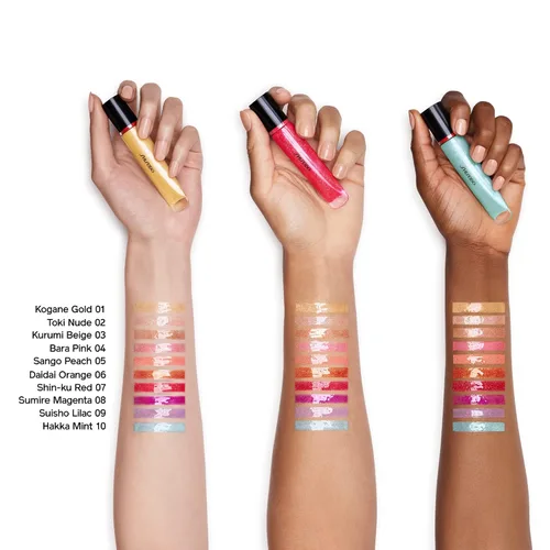 Miniatura 3 de Shiseido Shimmer GelGloss - Brillo de labios de alto brillo para un acabado cristalino similar al espejo, hidratación de 12 horas, ligero