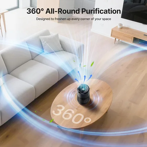 Miniatura 3 de Purificadores de aire para el hogar, purificador de aire para olores de humo con esponja de fragancia, purificador de aire pequeño con modo