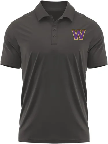 Miniatura 119 de Camisa polo deportiva oficial de la NCAA Collegiate para hombre, colección con logotipo en el pecho izquierdo