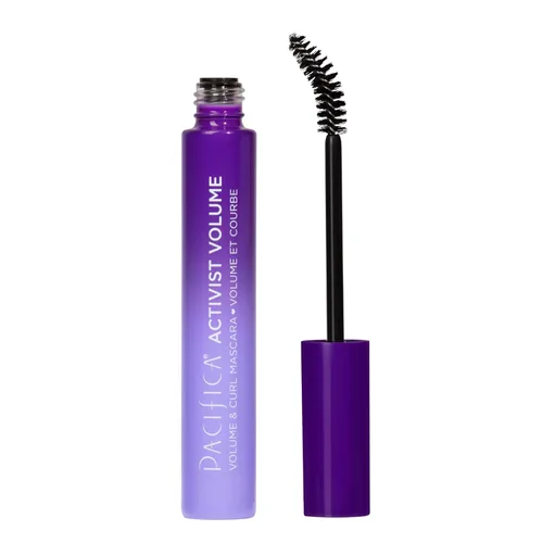 Miniatura 12 de Pacifica Activist Volume & Curl Mascara – Rímel de rizado instantáneo y voluminizador, fórmula de ceras y fibras vegetales, cepillo vegano, vegano