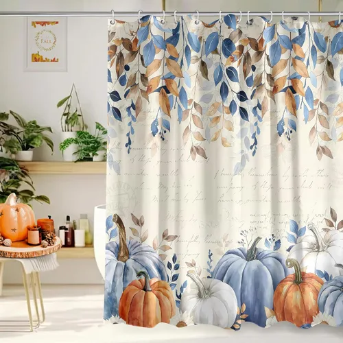 Miniatura 11 de Cortina de Ducha Feliz Navidad 72x72 Pulgadas Cortinas de Ducha de Reno Navideño para Baño con Ganchos Decoración Navideña de Baño Hogar Vacaciones