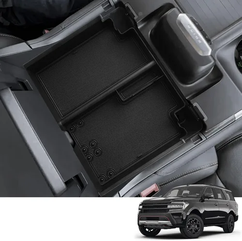 Miniatura 10 de Bandeja organizadora de consola central para Ford Edge 2024 2021-2024 Edge SE/SEL/ST-Line/Titanium/ST consola central de almacenamiento Bandeja