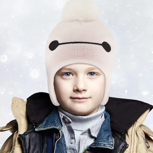Miniatura 2 de Disney Boys' Winter Hat and Kids Gloves Set, Big Hero 6 Beanie for Ages 4-7