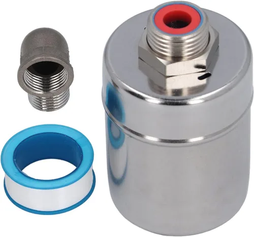 Miniatura 6 de SUNGOOYUE Mini Auto Off Water Level Controller Valve, 304 Stainless Steel Float Valve for Easy Installation, Water Towers and Solar Energy