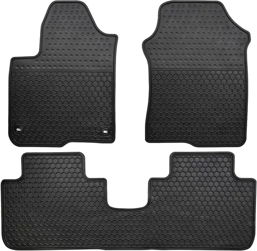 Miniatura 10 de Alfombrillas de coche a medida para Honda HR-V 2015 2016 2017 2018 2019 2020 2021 2022 Juego completo de alfombrillas de goma negra para todo tipo