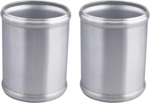 Miniatura 6 de AC PERFORMANCE Conector de manguera de aleación de aluminio de 2" (51mm) OD, conector de tubo de silicona perlado, 4" de longitud, paquete de 2