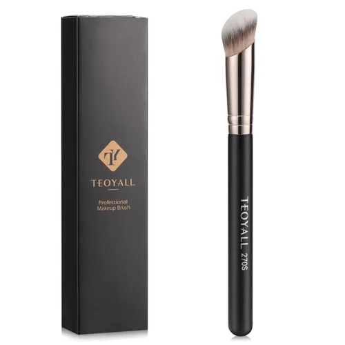 Miniatura 12 de TEOYALL Brocha Correctora Angular, Pincel Sintético de Contorno para Mezcla, Fijación y Pulido con Cosmético Líquido, Crema y Polvo