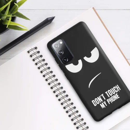 Miniatura 2 de kwmobile Funda de silicona TPU compatible con Samsung Galaxy S20 FE - Funda suave - Eclipse minimalista blanco/negro