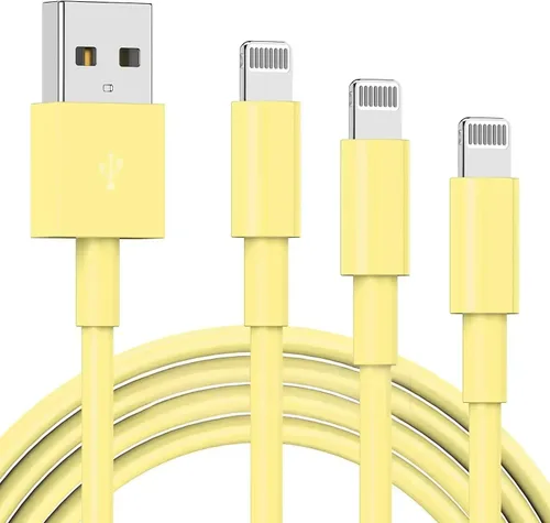 Miniatura 15 de TUMABER Paquete de 2 cables de carga para iPhone de 3 pies con certificación MFi de Apple, cable Lightning a USB de 3 pies, carga rápida de 2.4 A